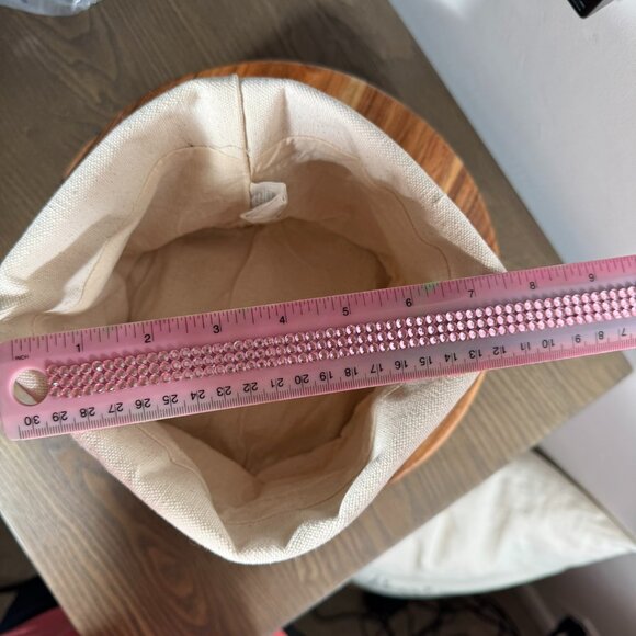 Vintage Flour Sack Fabric Bowl — Farmhouse Kitchen Decor - Picture 10 of 10